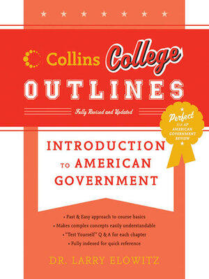cover image of Introduction to American Government